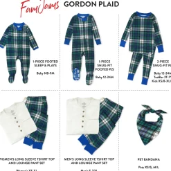 Organic Cotton Holiday Matching Family Pajamas