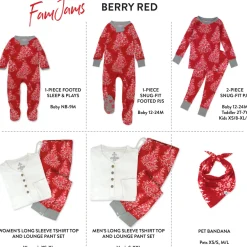 Organic Cotton Holiday Matching Family Pajamas