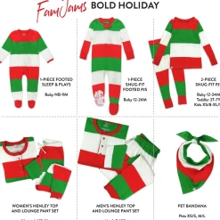 Organic Cotton Holiday Matching Family Pajamas