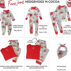 Organic Cotton Holiday Matching Family Pajamas