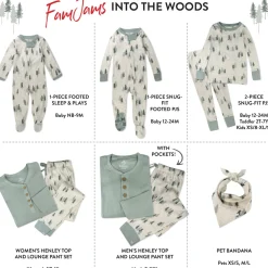Organic Cotton Holiday Matching Family Pajamas