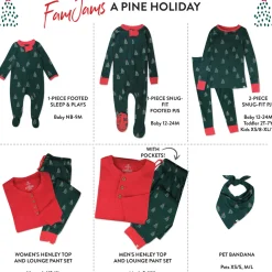 Organic Cotton Holiday Matching Family Pajamas