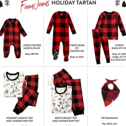 Organic Cotton Holiday Matching Family Pajamas