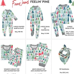 Organic Cotton Holiday Matching Family Pajamas