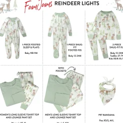 Organic Cotton Holiday Matching Family Pajamas