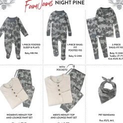 Organic Cotton Holiday Matching Family Pajamas