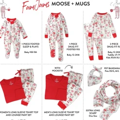 Organic Cotton Holiday Matching Family Pajamas