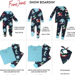 Organic Cotton Holiday Matching Family Pajamas