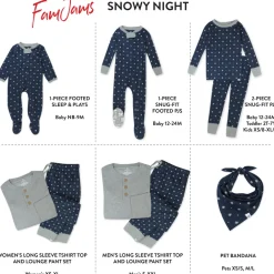 Organic Cotton Holiday Matching Family Pajamas