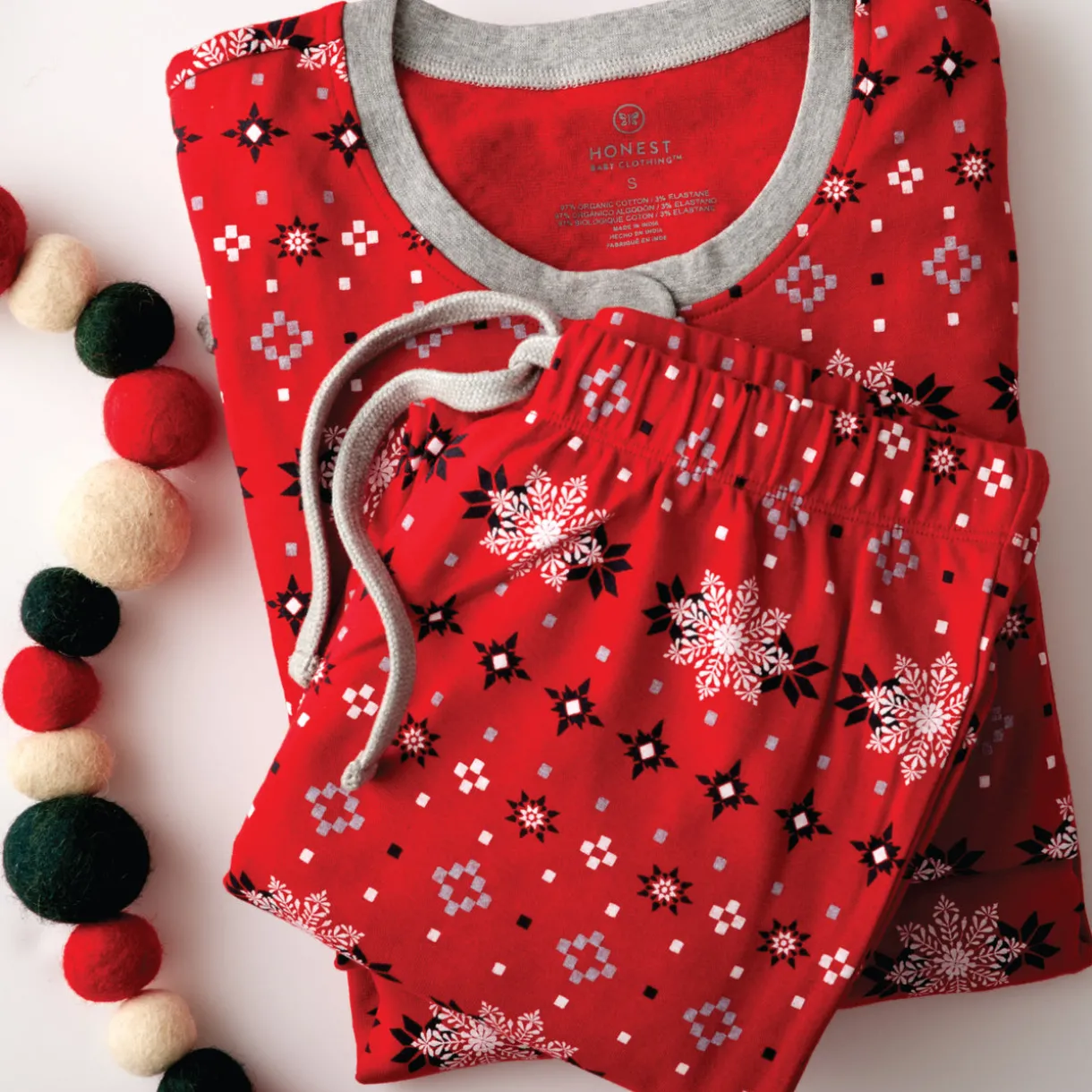 Organic Cotton Holiday Matching Family Pajamas