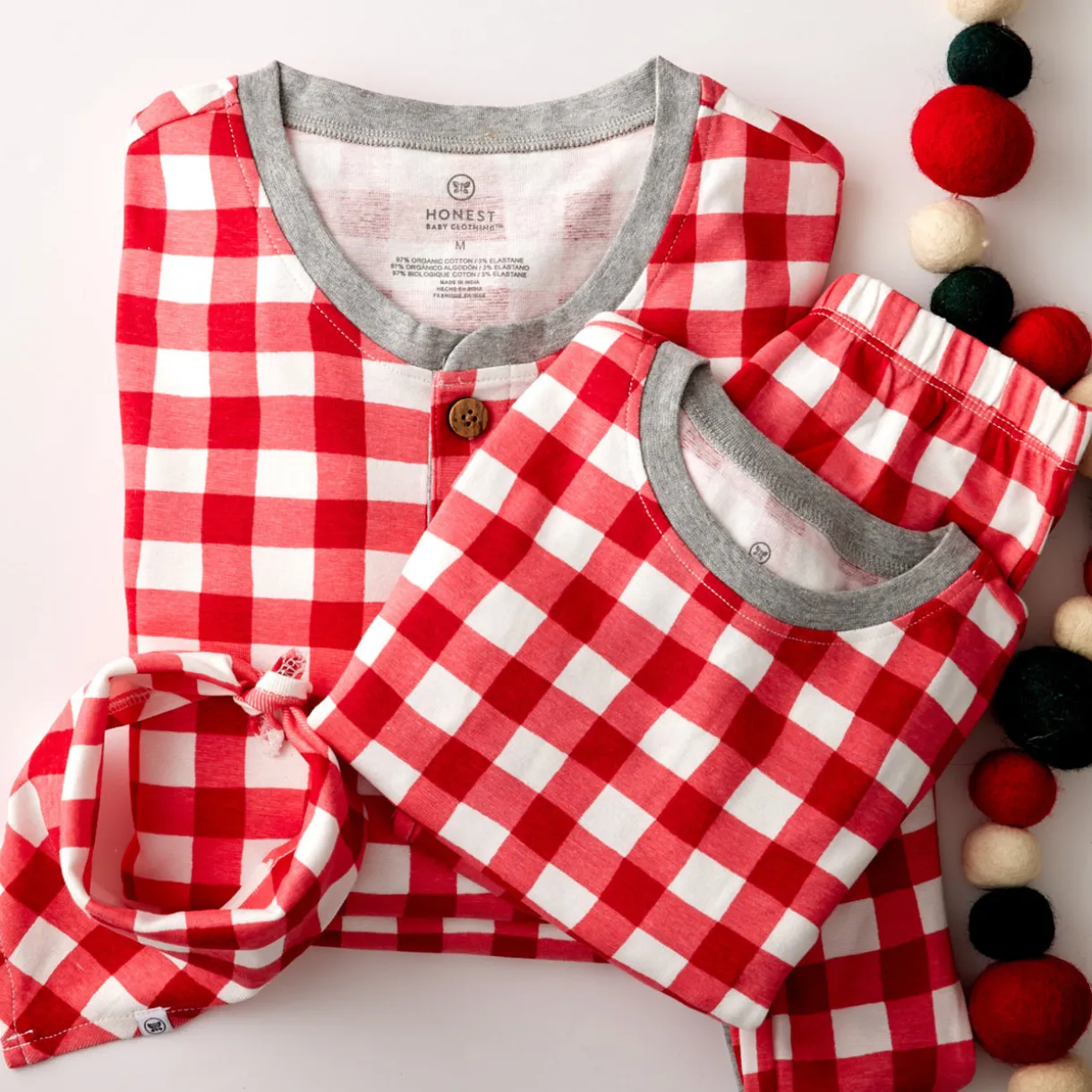 Organic Cotton Holiday Matching Family Pajamas