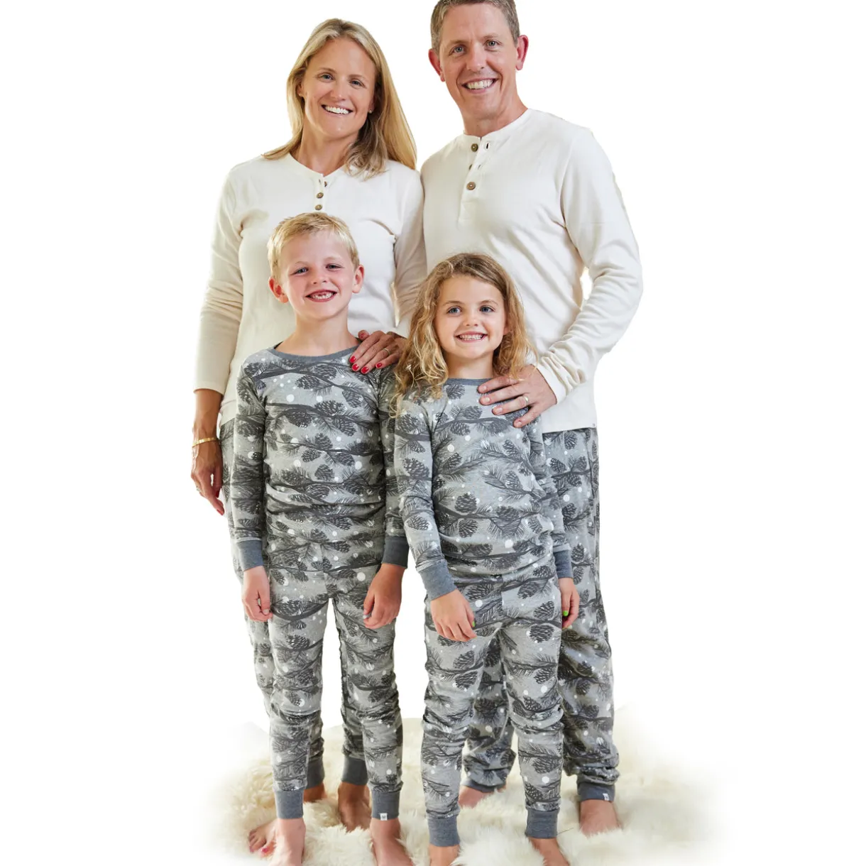 Organic Cotton Holiday Matching Family Pajamas