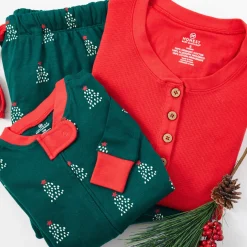 Organic Cotton Holiday Matching Family Pajamas