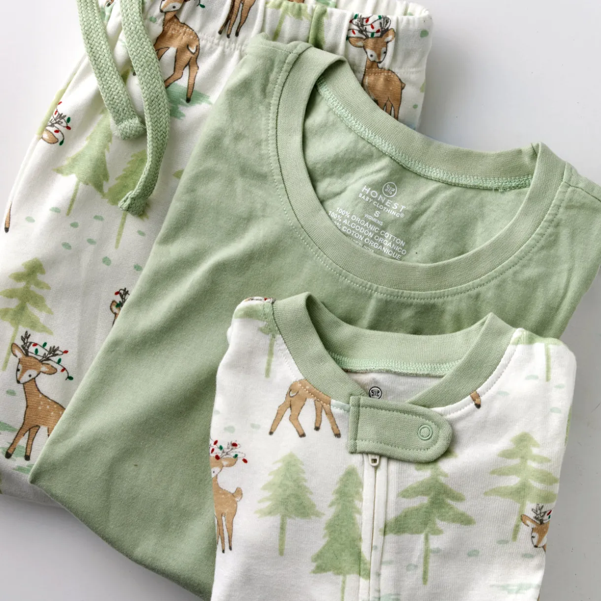 Organic Cotton Holiday Matching Family Pajamas