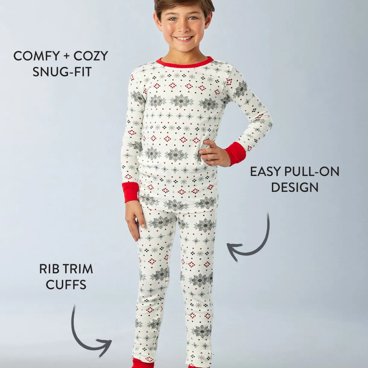 Organic Cotton Holiday Matching Family Pajamas
