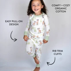 Organic Cotton Holiday Matching Family Pajamas