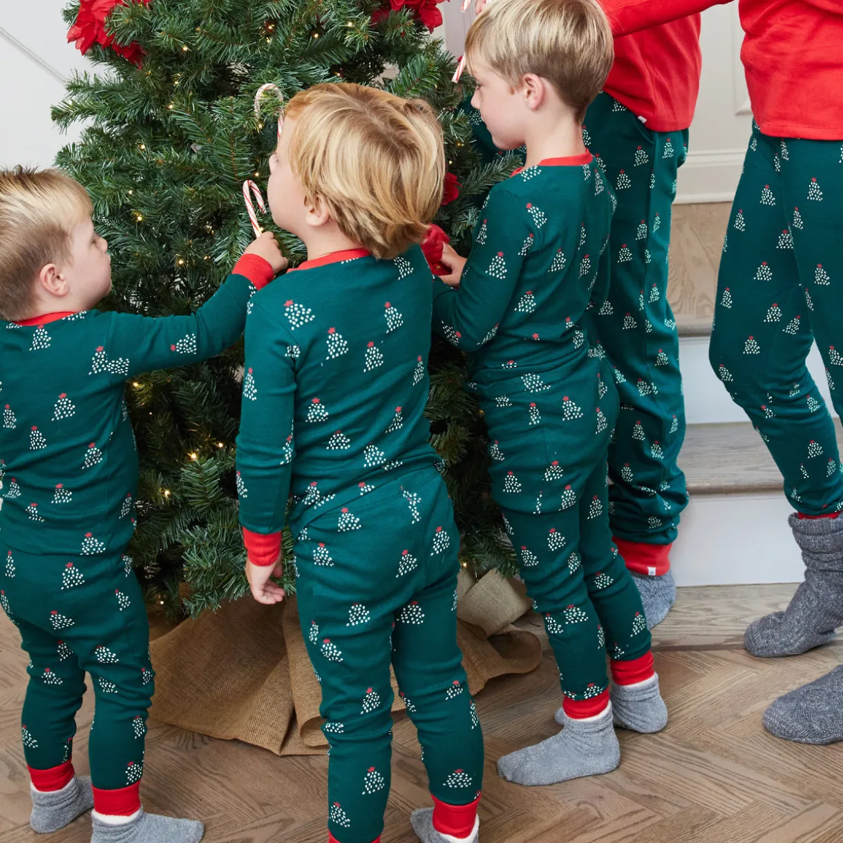 Organic Cotton Holiday Matching Family Pajamas