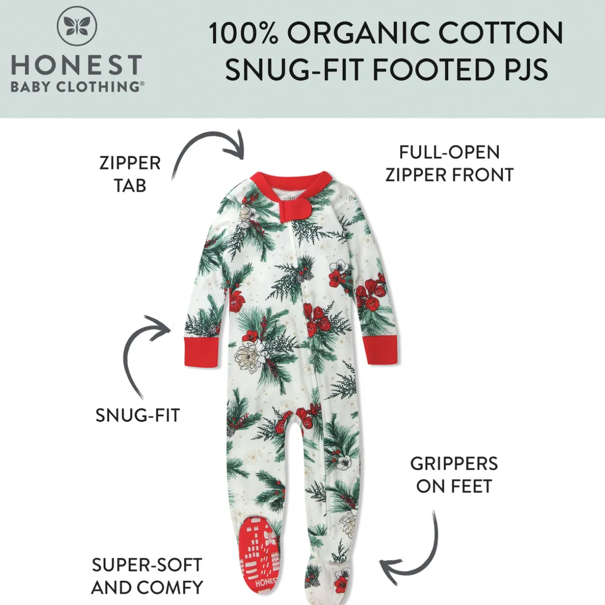Organic Cotton Holiday Pajamas