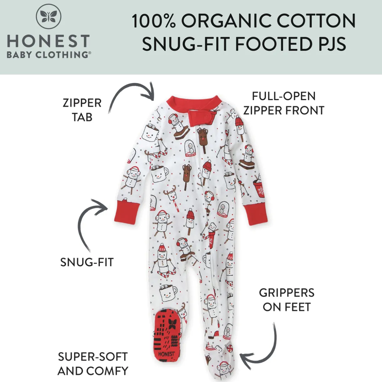 Organic Cotton Holiday Pajamas