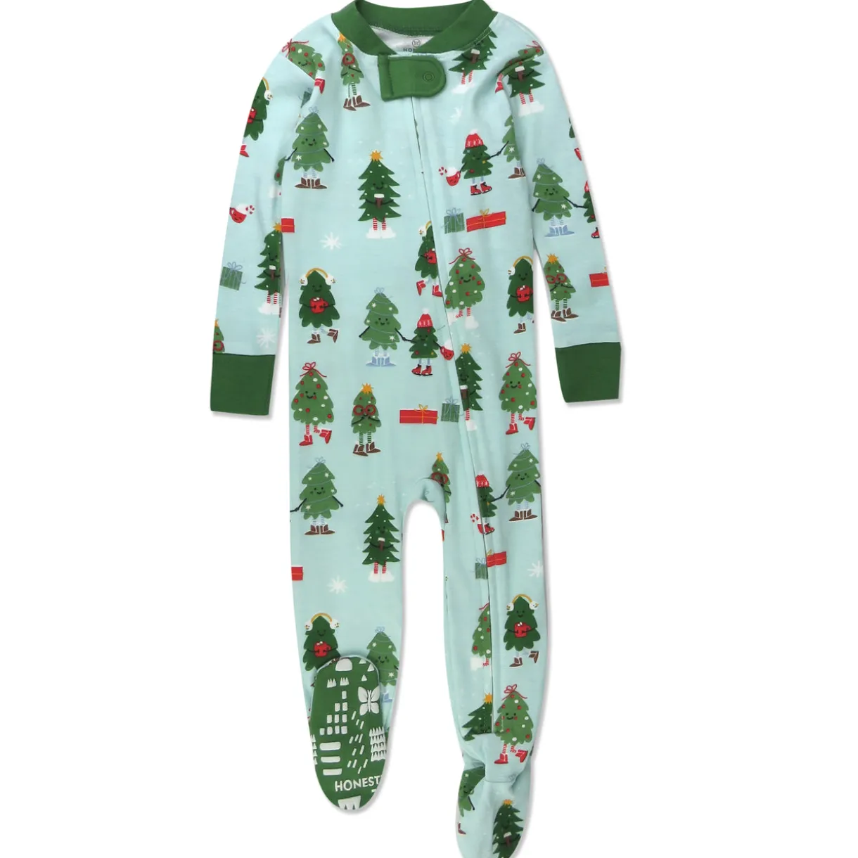 Organic Cotton Holiday Snug-Fit Footed Pajama