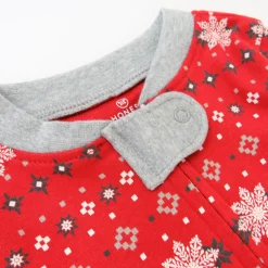 Organic Cotton Holiday Snug-Fit Footed Pajama