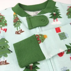 Organic Cotton Holiday Snug-Fit Footed Pajama