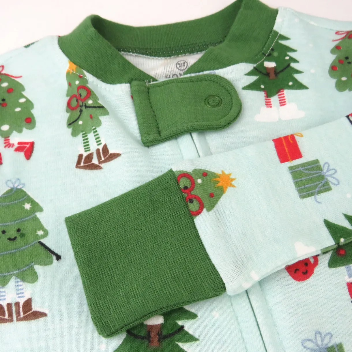 Organic Cotton Holiday Snug-Fit Footed Pajama