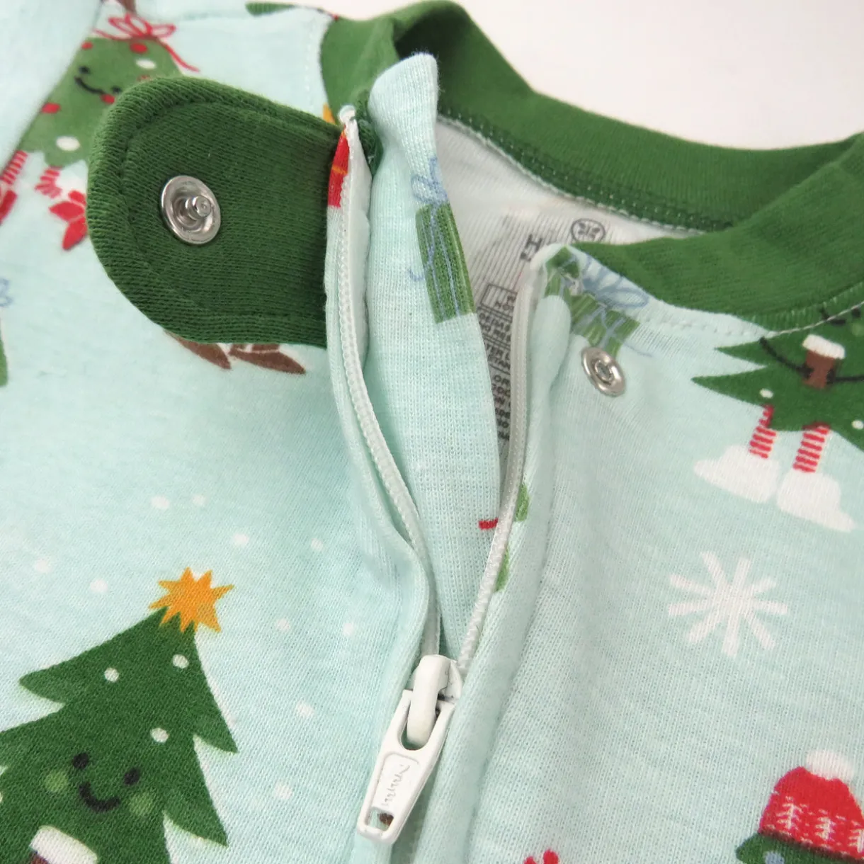 Organic Cotton Holiday Snug-Fit Footed Pajama