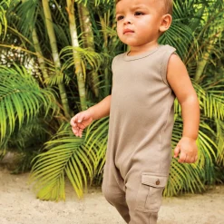 Organic Cotton Jumpsuit Coverall Set