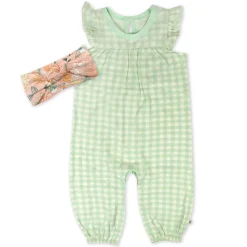 Organic Cotton Jumpsuit Coverall Set