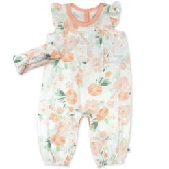 Organic Cotton Jumpsuit Coverall Set