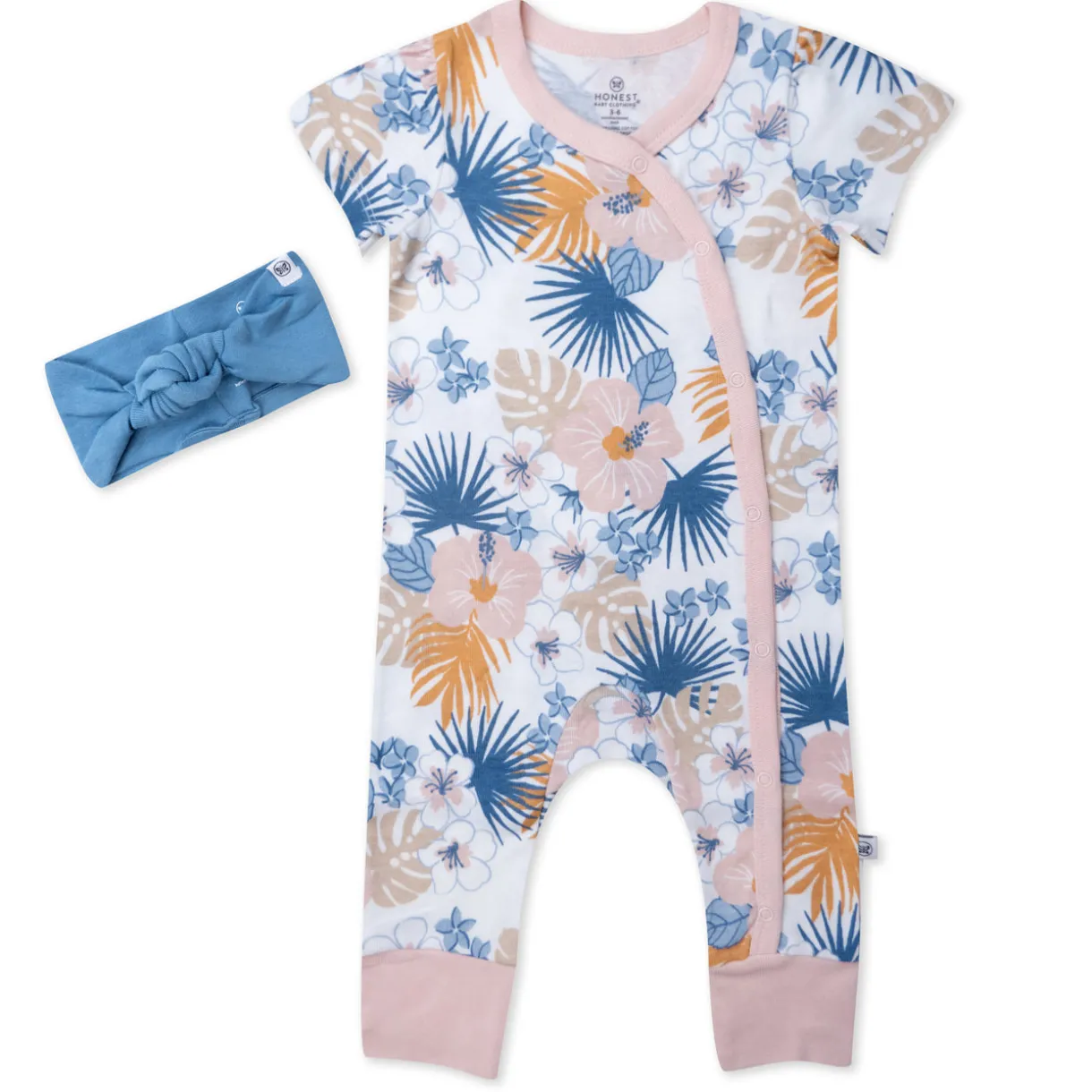 Organic Cotton Jumpsuit Coverall Set