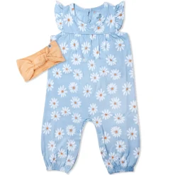 Organic Cotton Jumpsuit Coverall Set