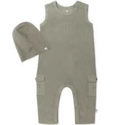 Organic Cotton Jumpsuit Coverall Set