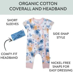 Organic Cotton Jumpsuit Coverall Set