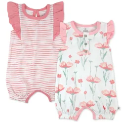 Organic Cotton Jumpsuit Romper Set