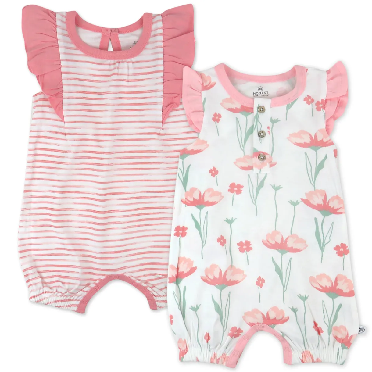 Organic Cotton Jumpsuit Romper Set