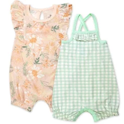 Organic Cotton Jumpsuit Romper Set