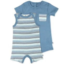 Organic Cotton Jumpsuit Romper Set