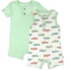 Organic Cotton Jumpsuit Romper Set
