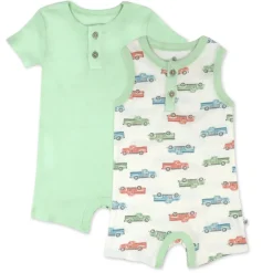 Organic Cotton Jumpsuit Romper Set