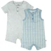 Organic Cotton Jumpsuit Romper Set