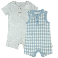Organic Cotton Jumpsuit Romper Set