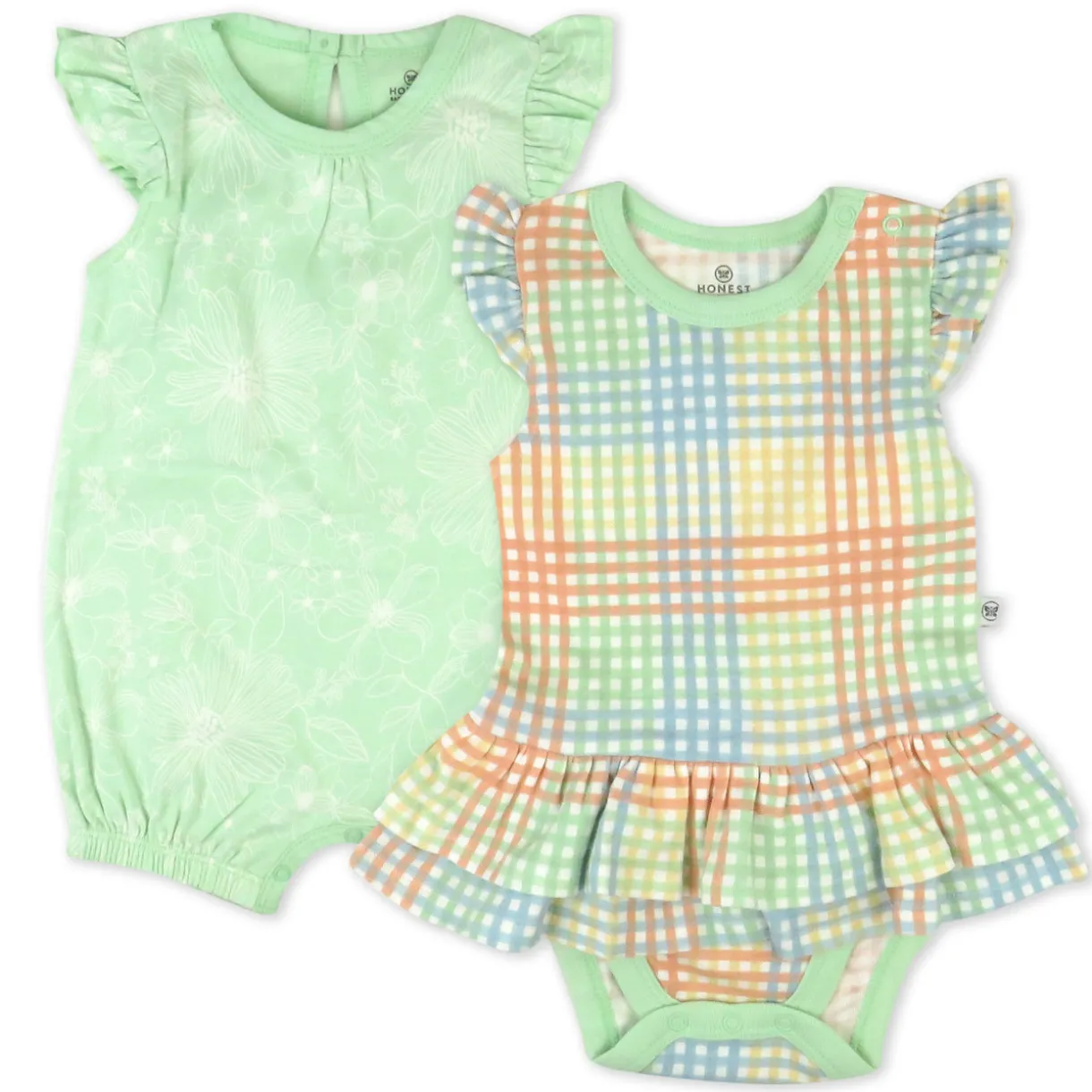Organic Cotton Jumpsuit Romper Set
