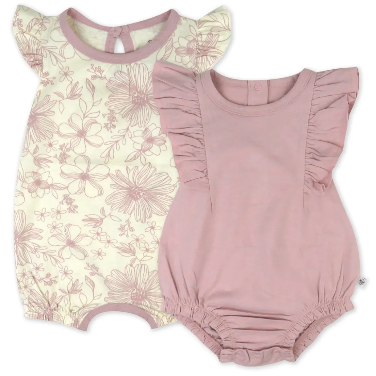 Organic Cotton Jumpsuit Romper Set