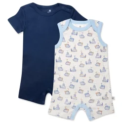 Organic Cotton Jumpsuit Romper Set