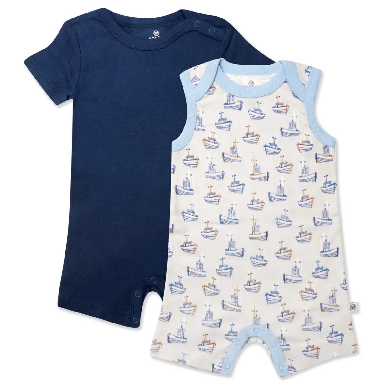 Organic Cotton Jumpsuit Romper Set
