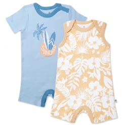 Organic Cotton Jumpsuit Romper Set