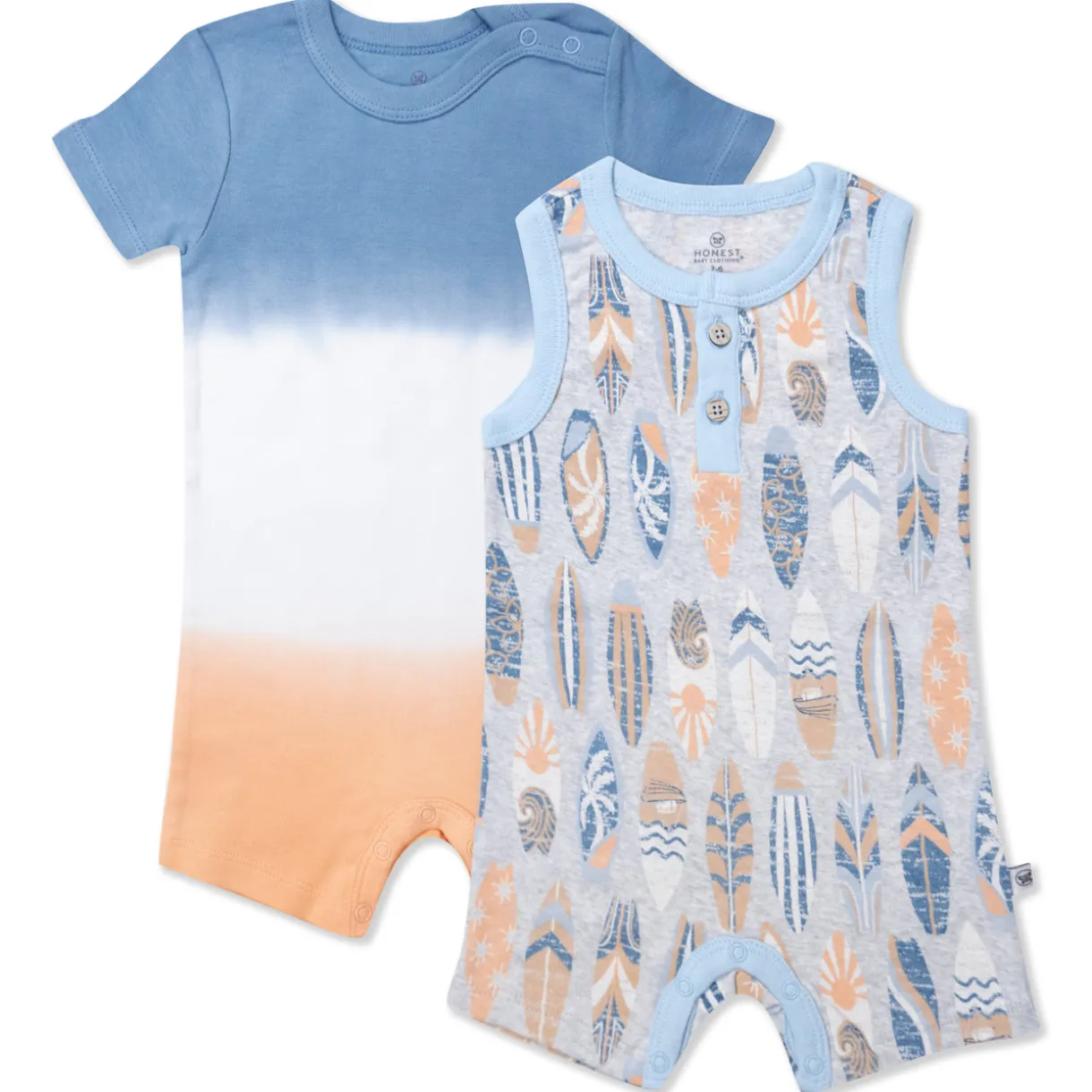 Organic Cotton Jumpsuit Romper Set