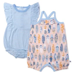 Organic Cotton Jumpsuit Romper Set